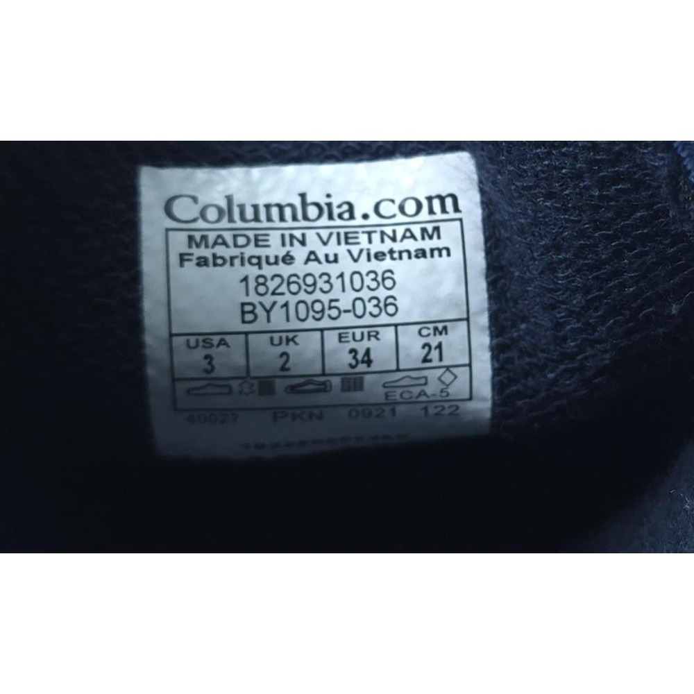 Columbia PFG Boat Shoes Youth Size 3 Gray Slip On Omni-Grip Fishing Beach - Picture 4 of 11